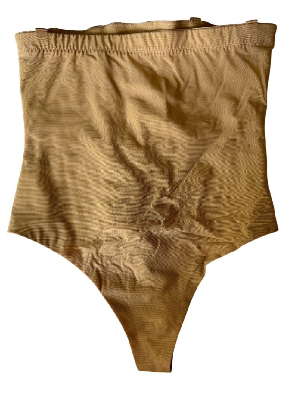 Honeylove beige Brown High-Waisted Thong Shapewear Womens XL Neutral
